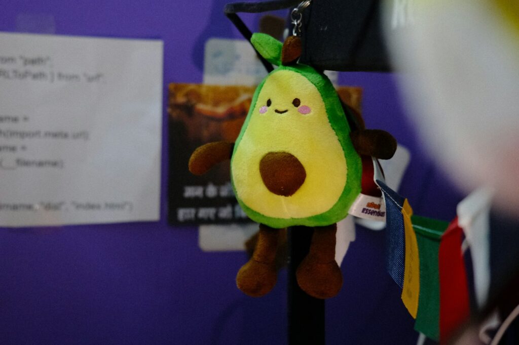 Cute Avocado Sewing Accessory Patch
